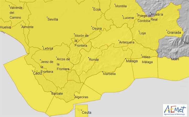 Urgent Yellow Alert: Beware of Storms this Palm Sunday in Marbella - A Must-See! - mini1 1711276687 - Weather -