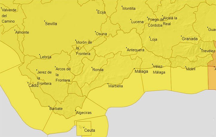 Breaking News: Yellow Alert Activated Across Entire Malaga Province due to Powerful Winds - Stay Tuned for Updates! - mini1 1711550201 - Local Events and Festivities -