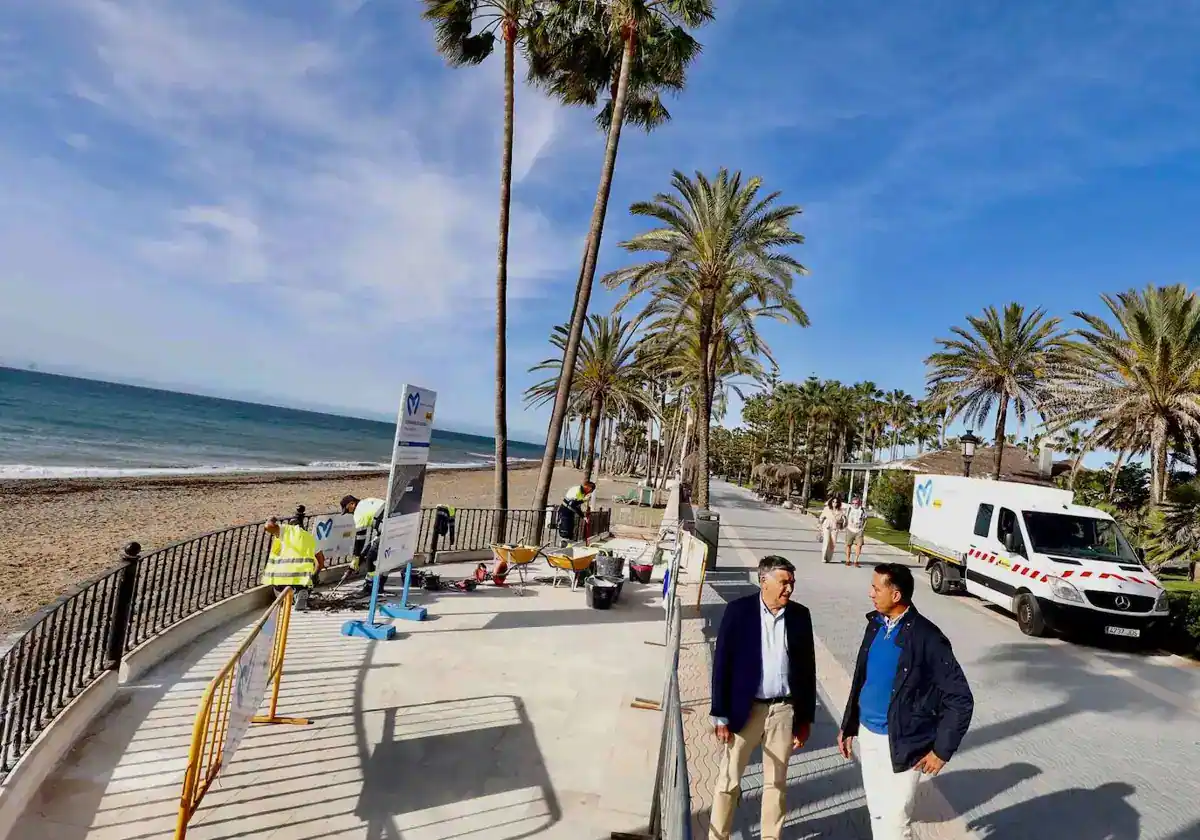 San Pedro starts first stage of improvement work to its popular seafront promenade
