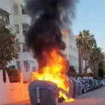 Man arrested for setting four rubbish containers and a motorbike alight in Marbella