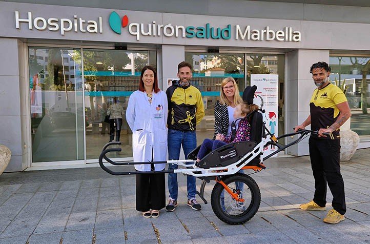 "Quirónsalad Marbella Generously Donates State-of-the-Art Adapted Chair to Ultra Trail Sierra - mini1 1714484937 - Local Events and Festivities -