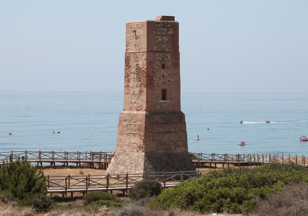 Marbella beach where naturists, campers and boat owners all have their place