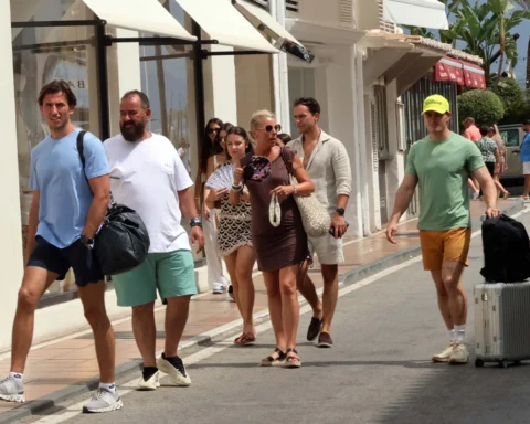 More than 71% of Marbella's tourists last month were from abroad, mainly from the UK and USA