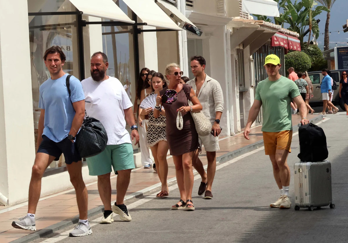 More than 71% of Marbella's tourists last month were from abroad, mainly from the UK and USA