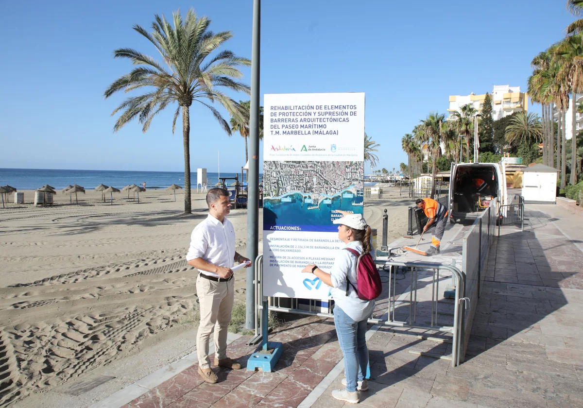 Major refurbishment work on Marbella's promenade commences