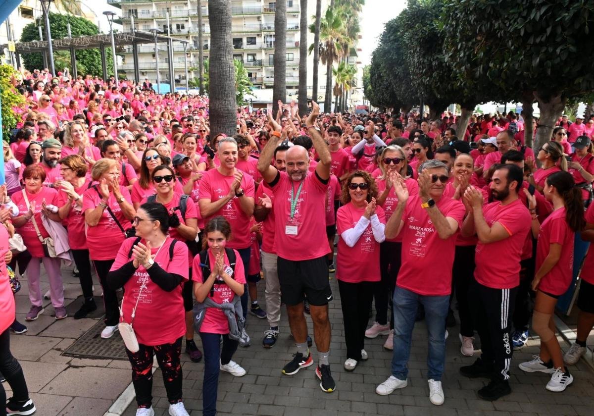 'Pink wave' highlights cancer cause in Marbella