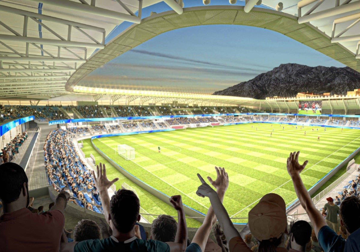 Exclusive Sneak Peek: Unveiling the Stunning Future of Marbella's Football Stadium! - infografia estadio marbella U21402712257QnQ - Local Events and Festivities -