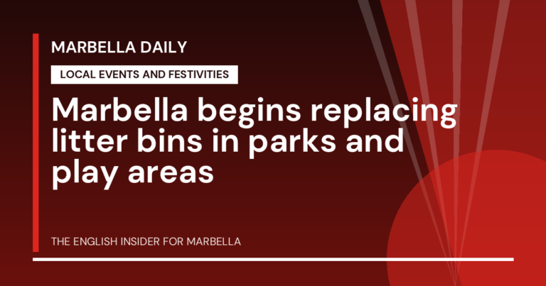 Marbella Daily: Marbella begins replacing litter bins in parks and play areas