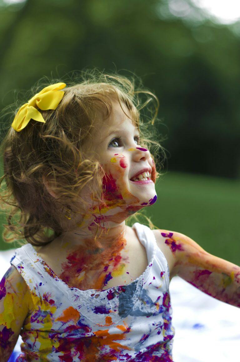Children and families enjoying an outdoor community event