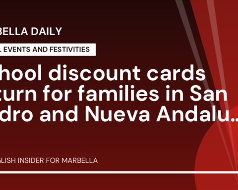 Marbella Daily: School discount cards return for families in San Pedro and Nueva Andalucía