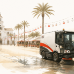 AI-generated illustration for Marbella Daily: San Pedro Alcantara fair to receive daily cleaning operation at Finca La Caridad