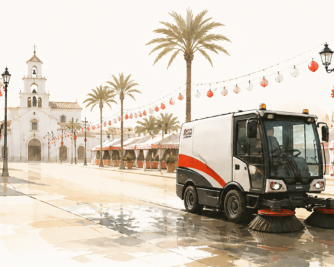 AI-generated illustration for Marbella Daily: San Pedro Alcantara fair to receive daily cleaning operation at Finca La Caridad