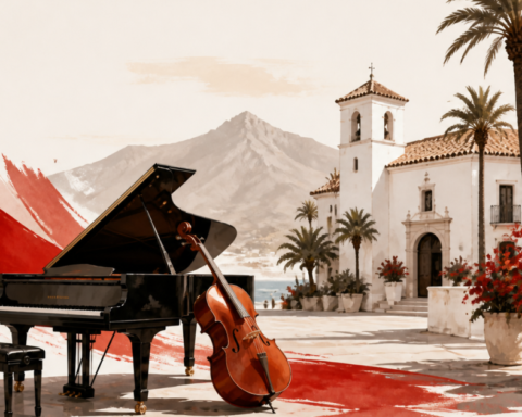 AI-generated illustration for Marbella Daily: San Pedro Alcántara classical music festival returns from 22 to 25 October